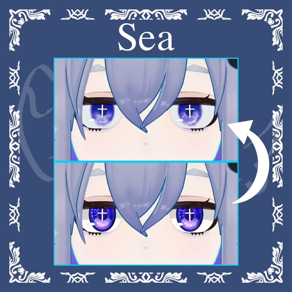 【無料】Eye Texture【溟々のリモジール用】