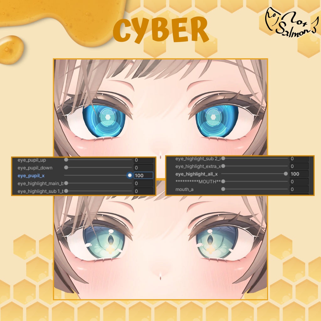 Eye Texture Set【マヌカ用】