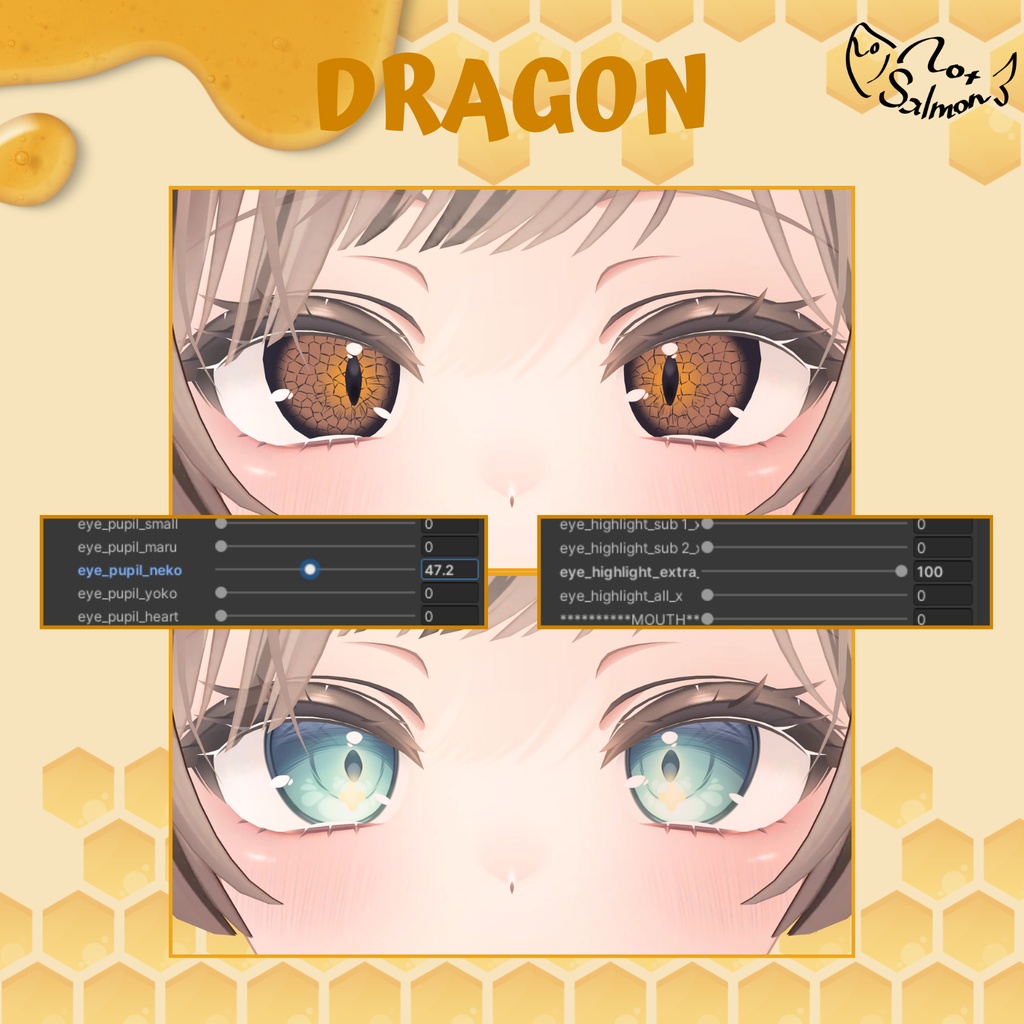 Eye Texture Set【マヌカ用】