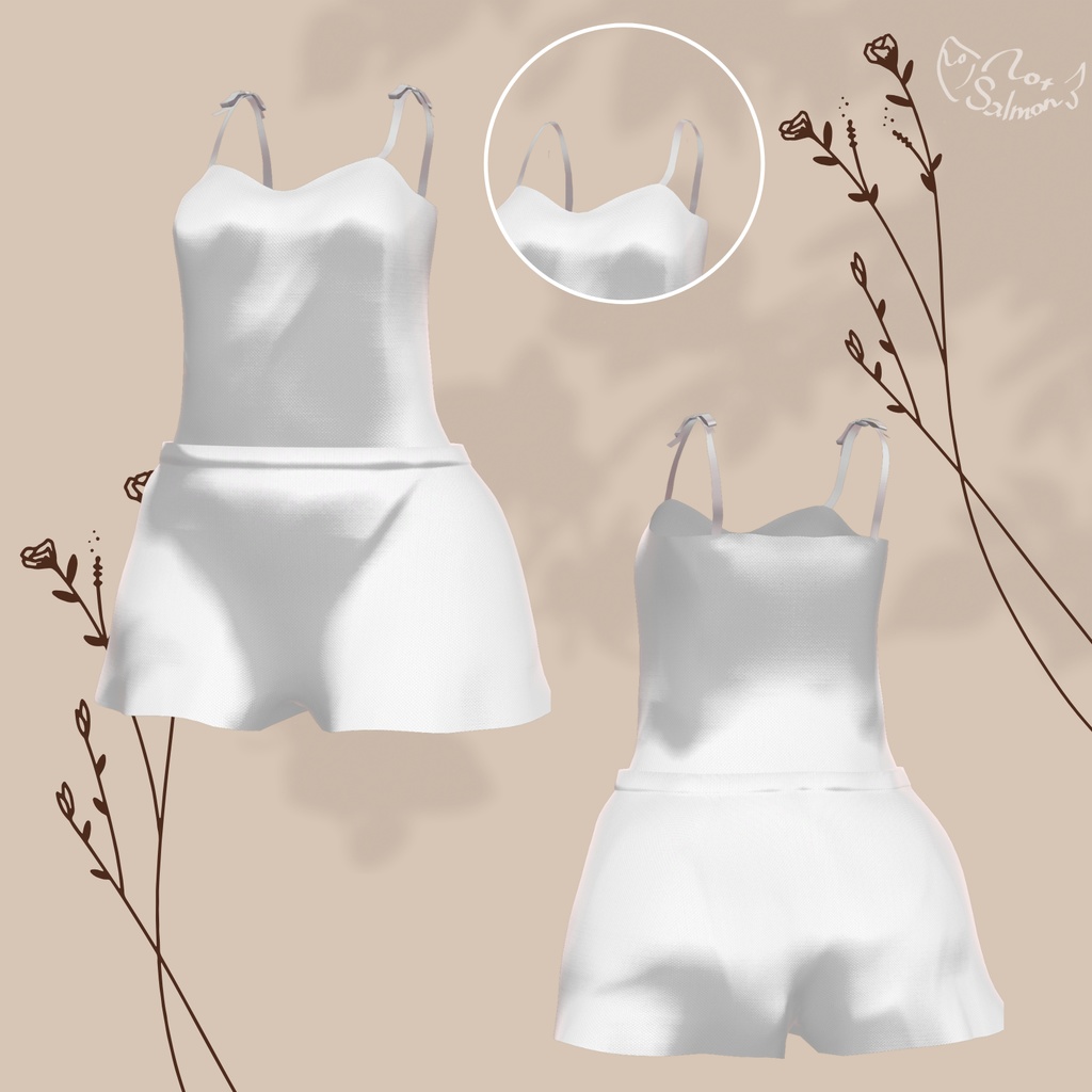 もこもこカーディガン+ルームウェア セット【複数アバター対応】