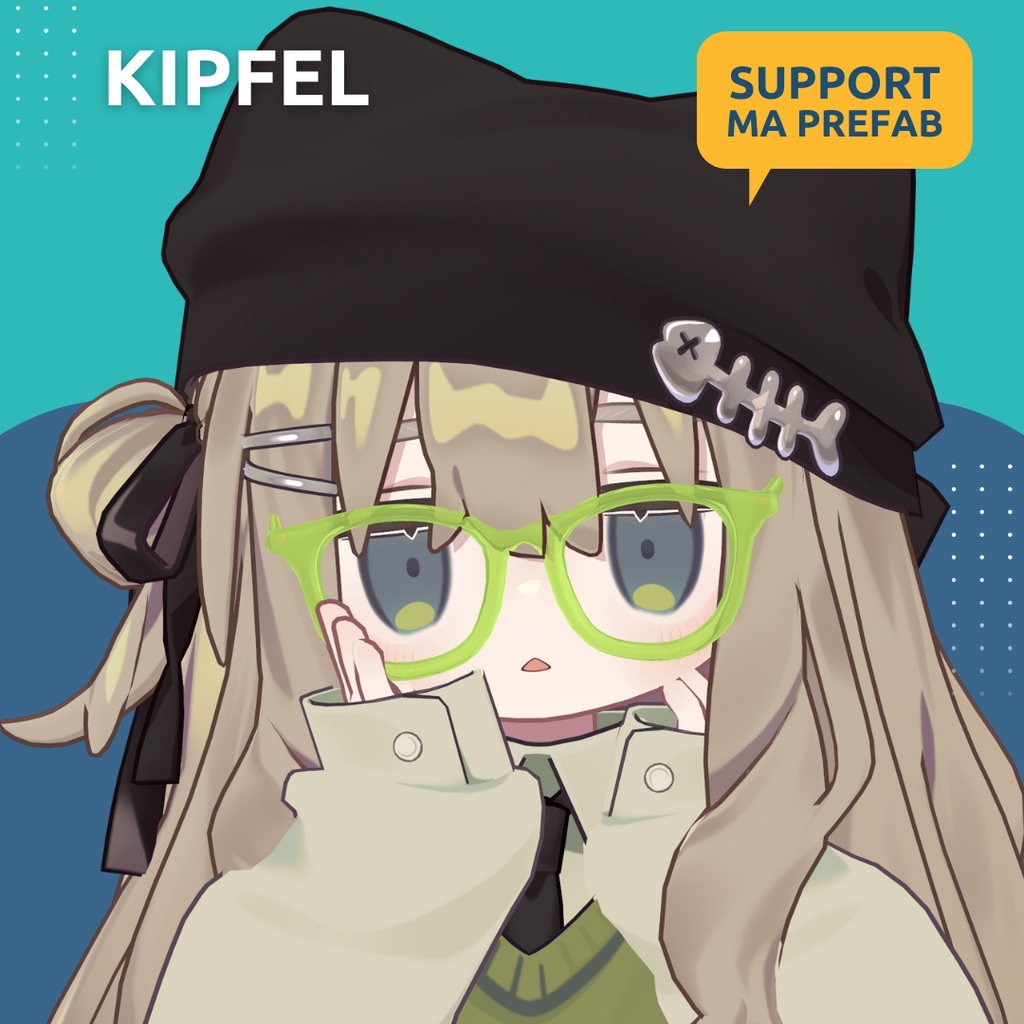 【無料】Clear Wellington Glasses 【複数アバター対応】