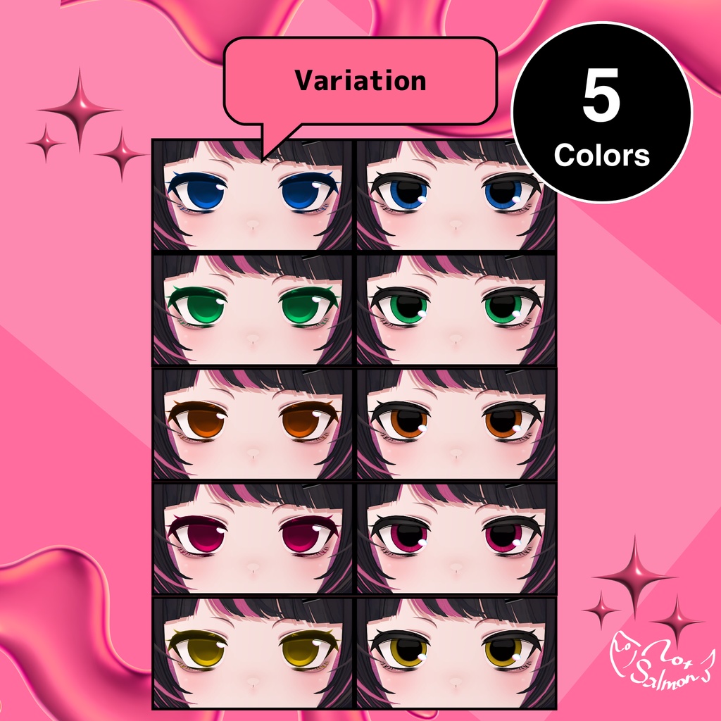 【発売記念セール!】Big Pupils Eye + Eyelash Texture 【Maon用】