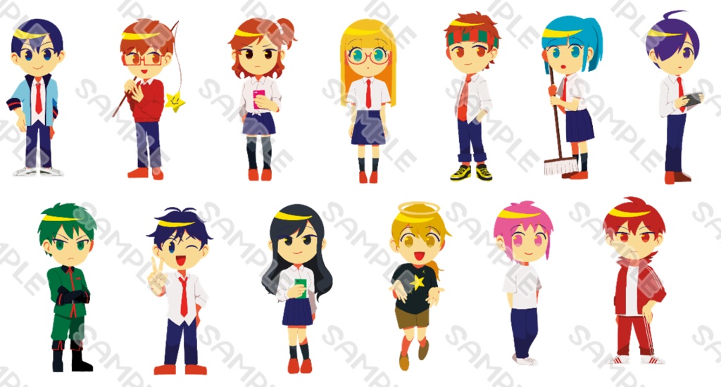 無機物少女 キャラクターアクリルキーホルダー