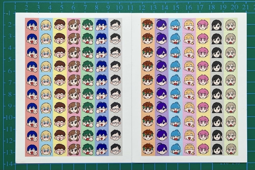 無機物少女 手帳用ミニシール