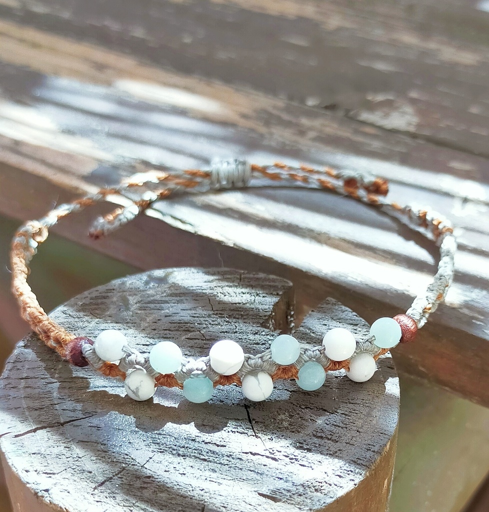 アマゾナイトのブレスレット