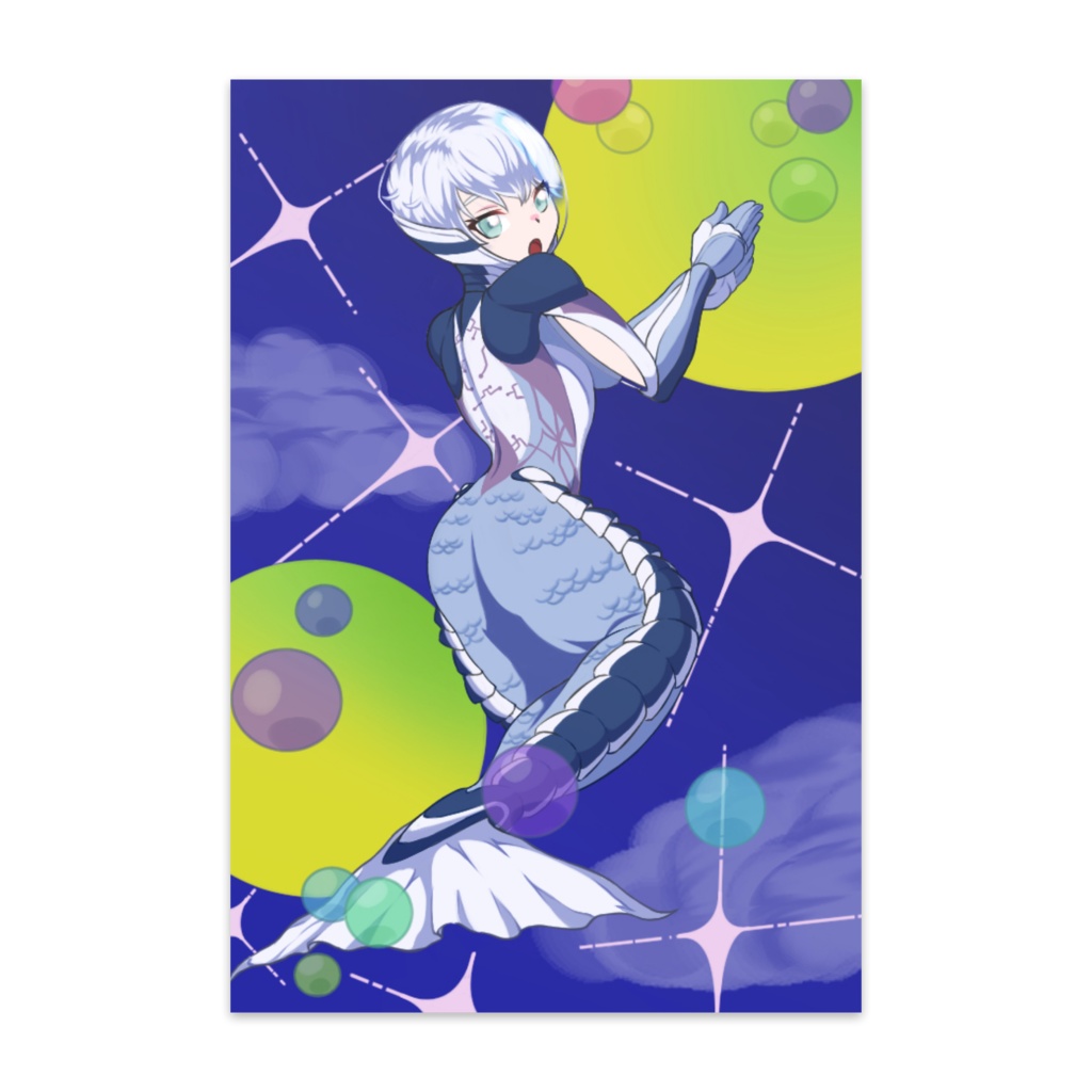 月夜を泳ぐ　カグヤちゃん