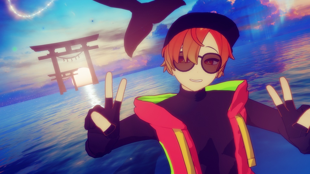 VRC対応オリジナルアバター「海岬(MISAKI)」