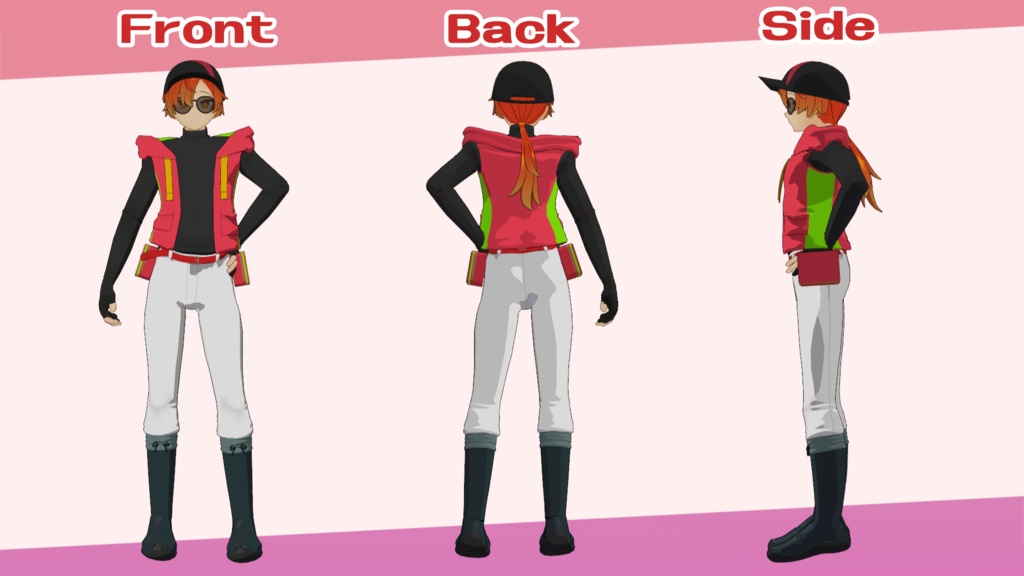 VRC対応オリジナルアバター「海岬(MISAKI)」