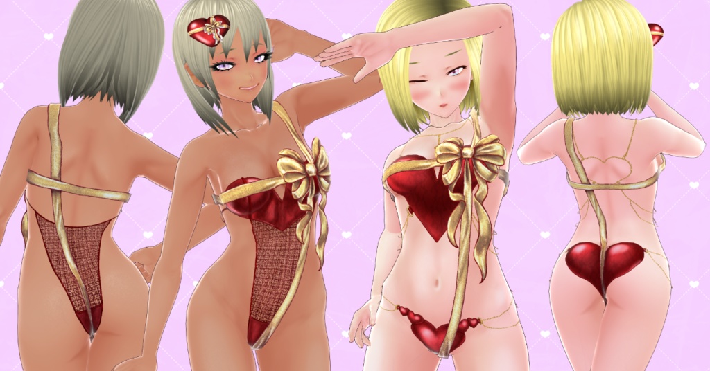 [VRoid][バレンタイン][2026]バレンタインチョコセット - 虹屋 - 2/5