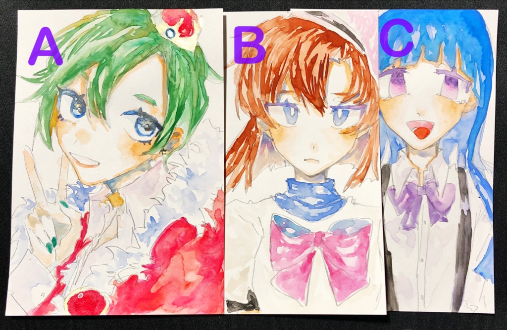 水彩原画 ポストカード Ritoania Booth