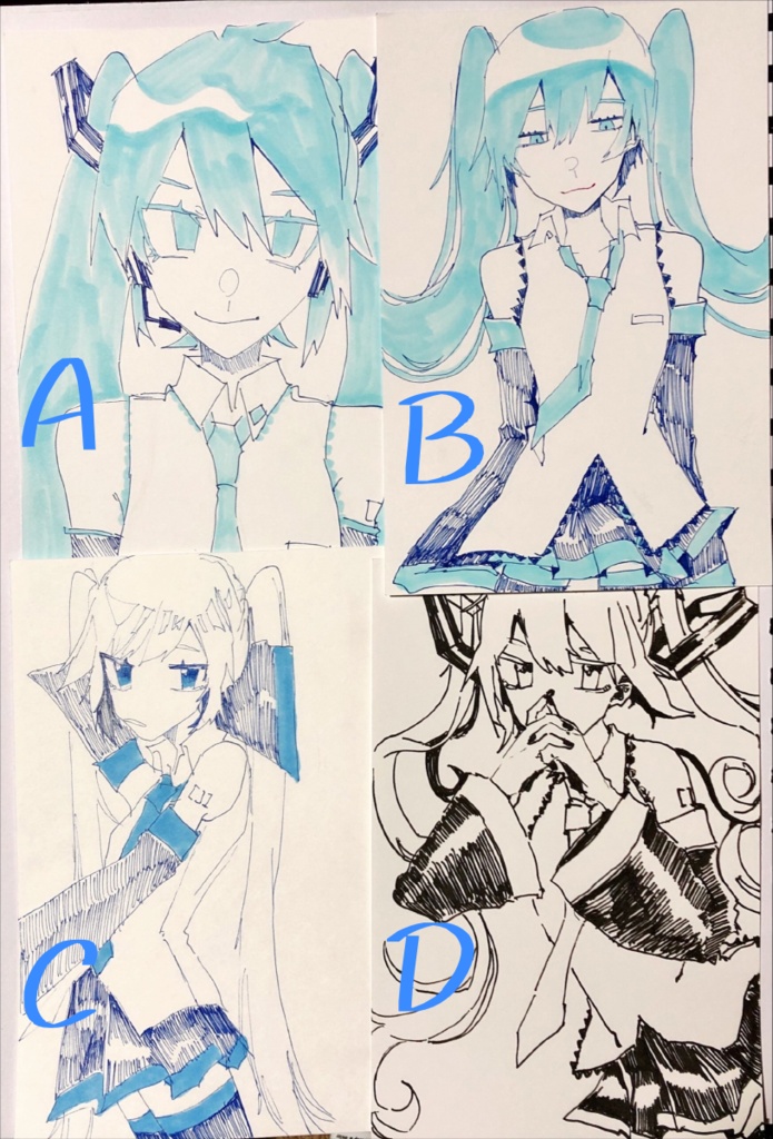 初音ミク イラスト原画 Ritoania Booth