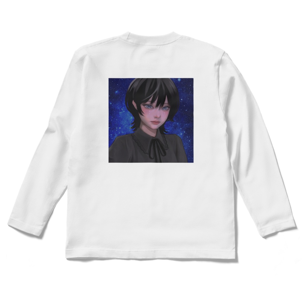 背面プリントロンT（白）