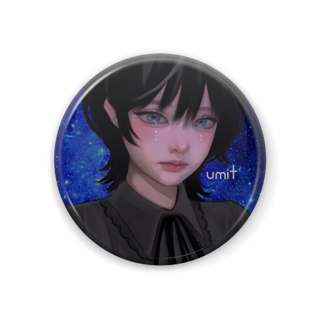 ユミト缶バッチ