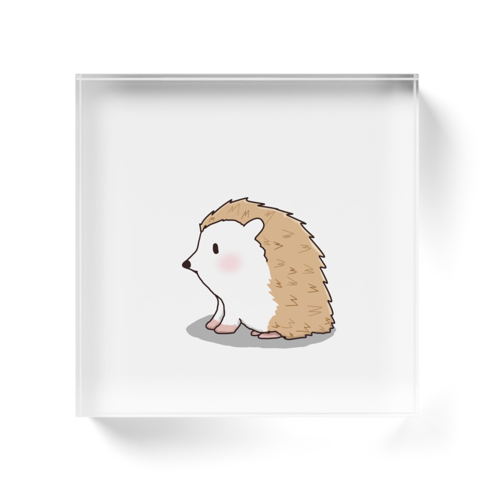 ハリネズミアクリルブロック