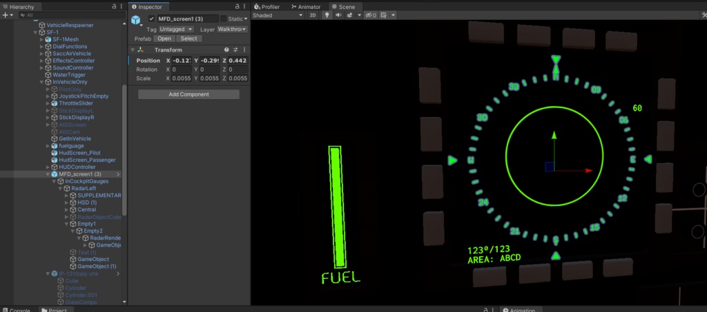 ZHK IP-1310/ALQ "RWR"