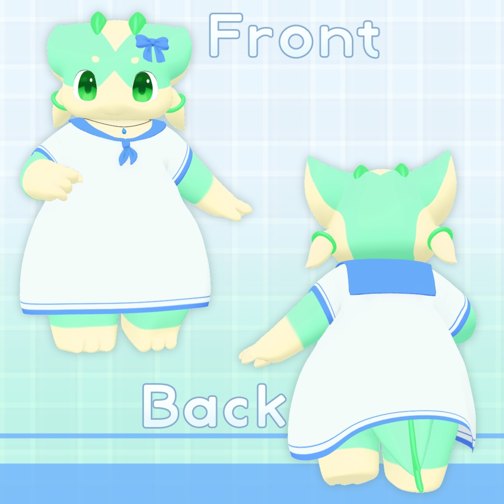 オリジナル3Dモデル【ロノン-Ronon-】