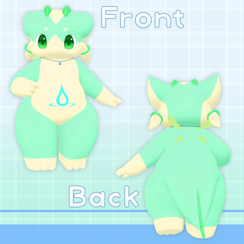 オリジナル3Dモデル【ロノン-Ronon-】