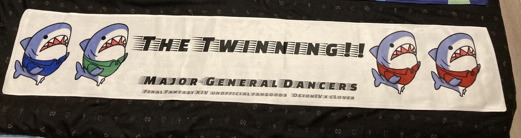 【FF14】ぎょげつのふぃなーれ/ツイニングさめちゃん マフラータオル