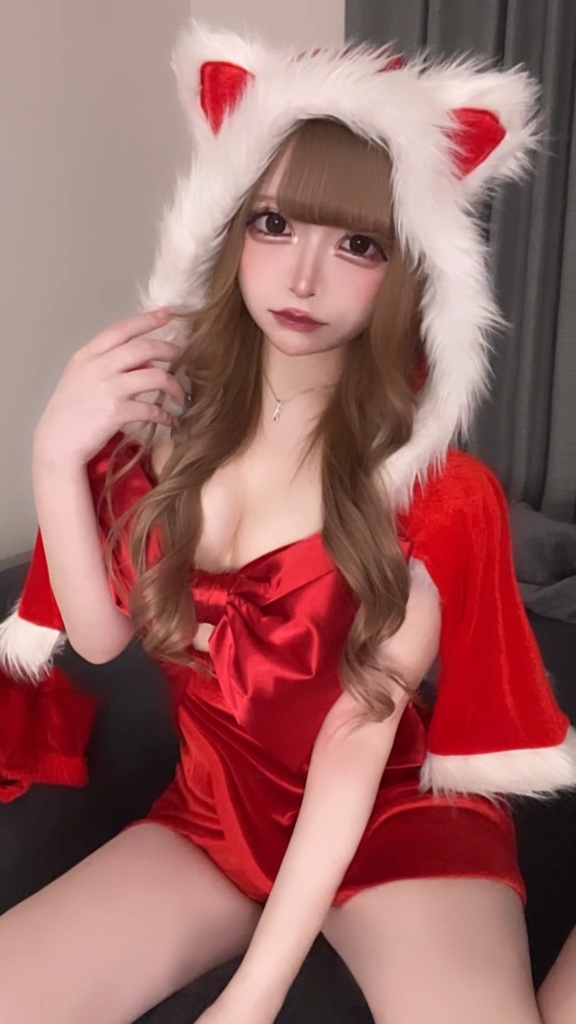 クリスマスチェキ♡落書きあり