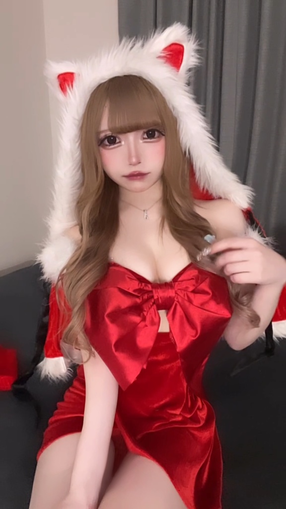 クリスマスチェキ♡落書き無し