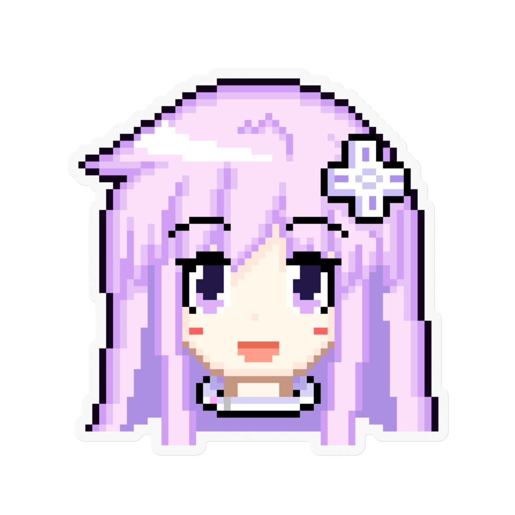 ネプギアドット絵ステッカー01:笑顔