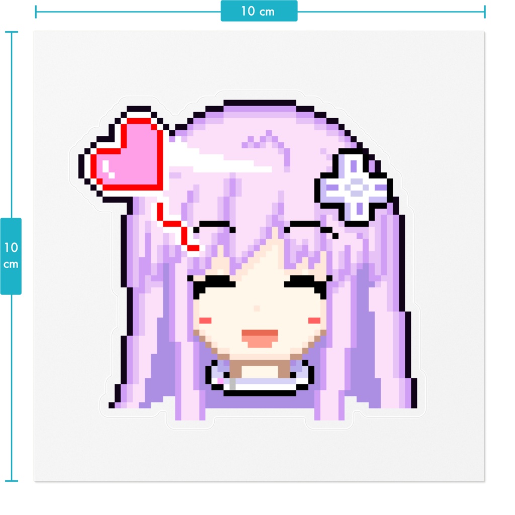 ネプギアドット絵ステッカー02:ラブ