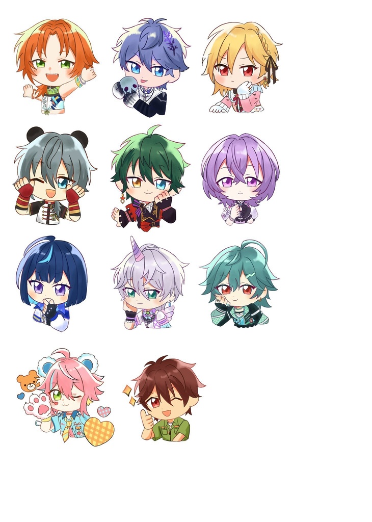 あんスタステッカー・アクキー