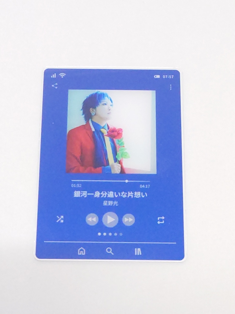 アクリルミュージックカード(63mm×88mm)