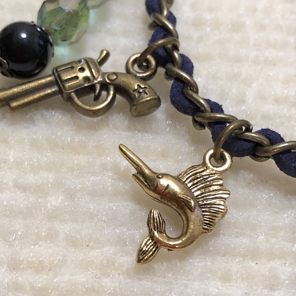 BANANA FISH アッシュ&英二 ハンドメイドバッグチャーム