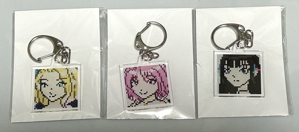 【C105】ブルリフ澪ドット絵アクリルキーホルダー