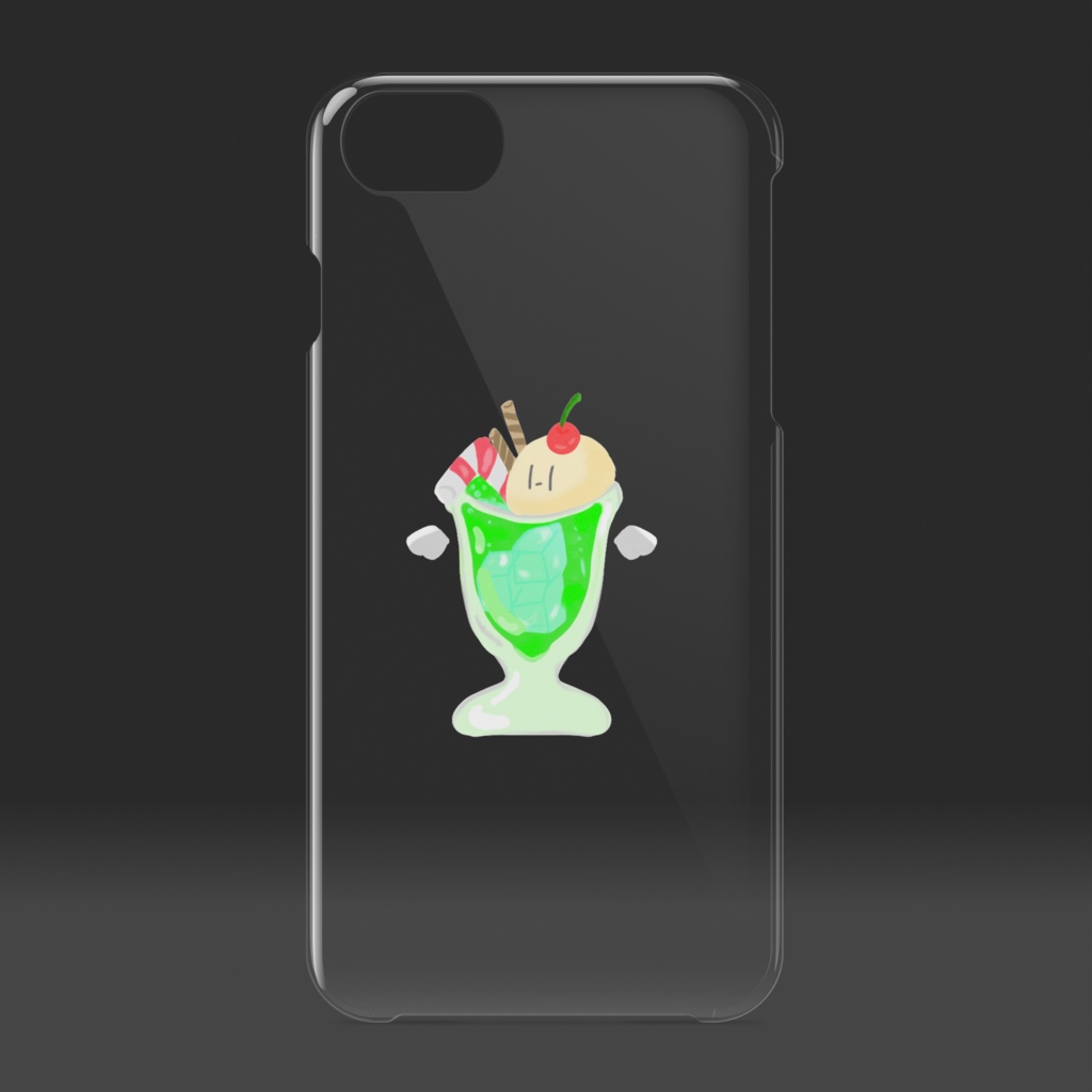 スマホケース(めろんくりーむそーださん!!)