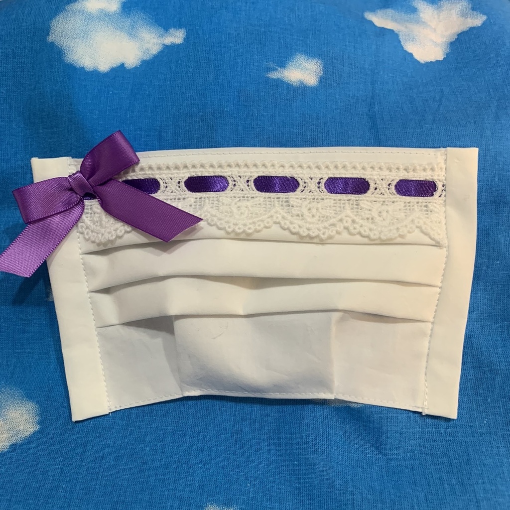 ままのロリィタマスク 紫