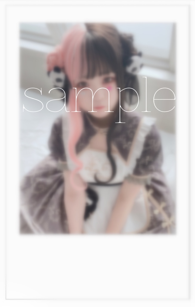 パンダチャイナお絵描きチェキ