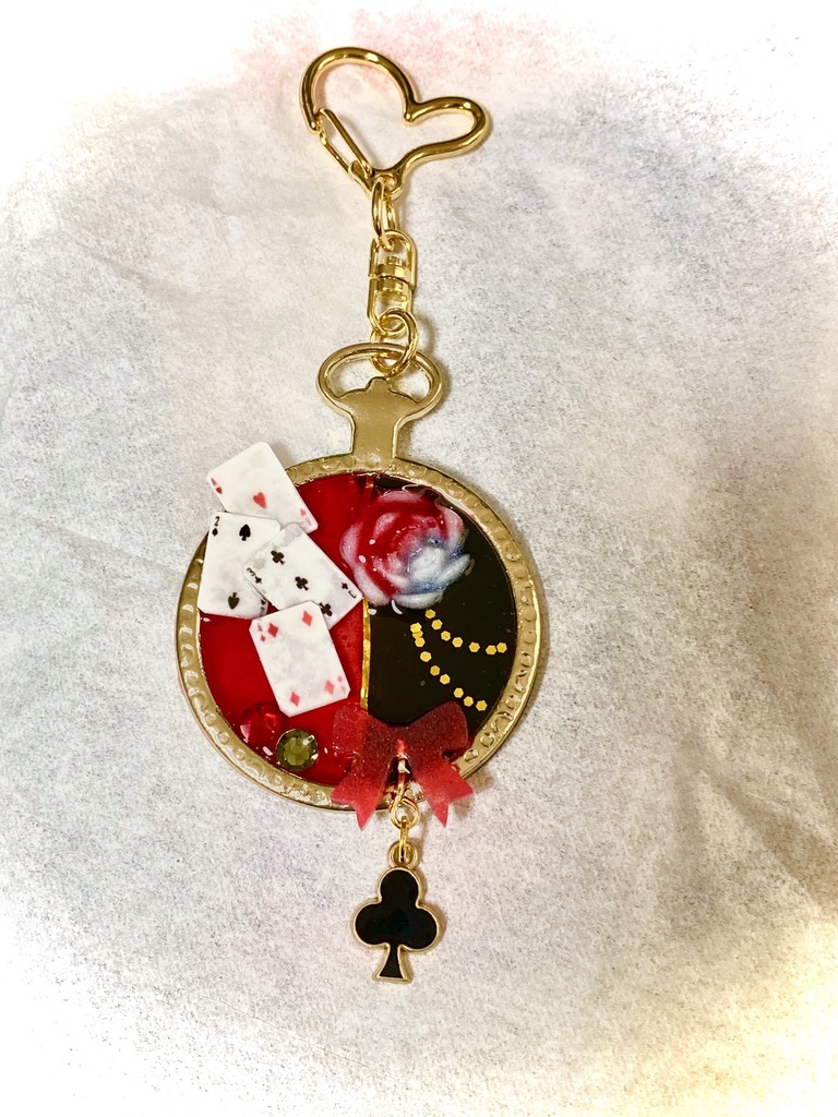 ハーツラビュルイメージ キーホルダー クローバー