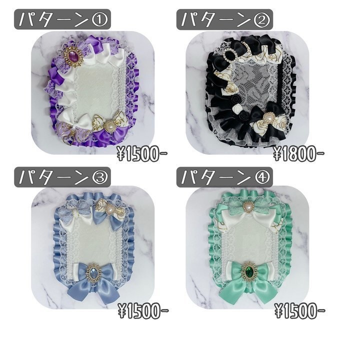 【オーダー受付中】硬質ケースデコ 痛ロゼット トレカケース カードケース オタ活