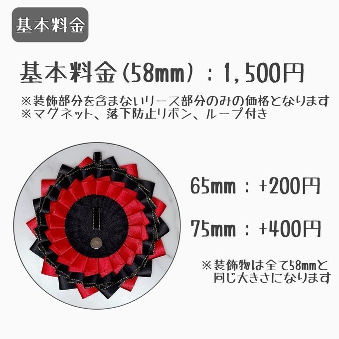【オーダー受付中】痛ロゼット ロゼッタ 缶バッジ 推し活 痛バ