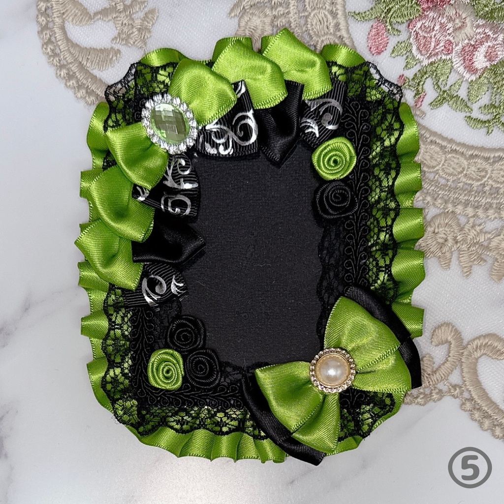 【K06-B2】トレカケース 硬質ケース デコ 推し活 痛バ 量産型 地雷系 黒