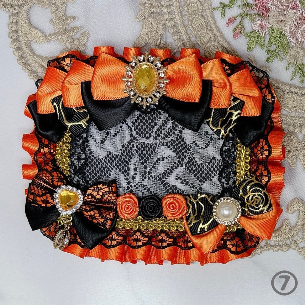 【K07a-WB1】トレカケース 硬質ケース デコ 推し活 痛バ 量産型 地雷系 黒