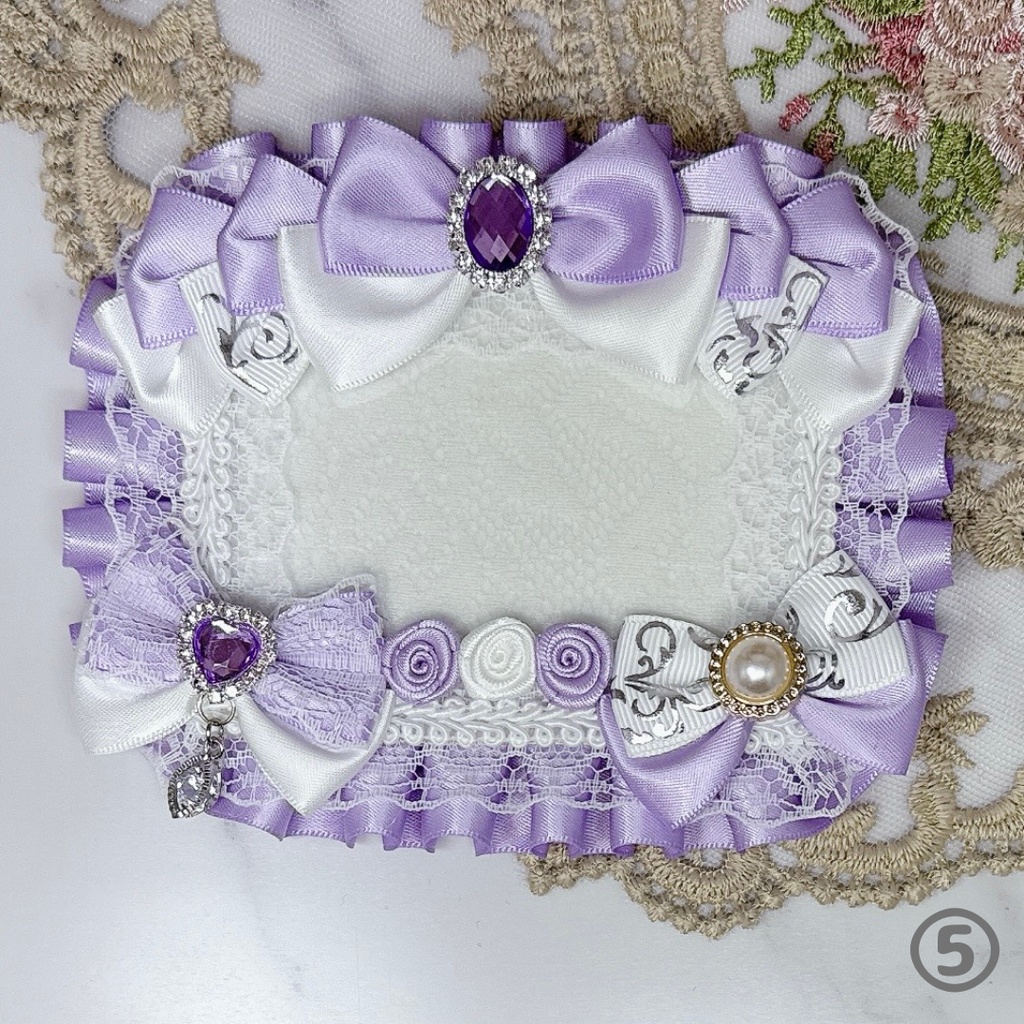 【K07a-WB1】トレカケース 硬質ケース デコ 推し活 痛バ 量産型 地雷系 黒