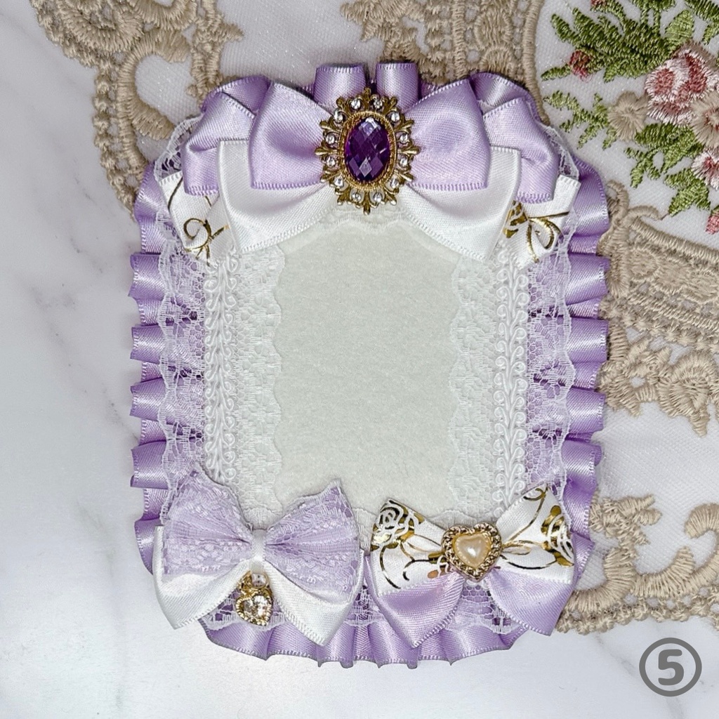 【K07b-WB1】トレカケース 硬質ケース デコ 推し活 痛バ 量産型 地雷系 黒