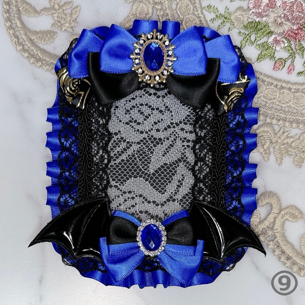 【K08-WB1】トレカケース 硬質ケース デコ 推し活 痛バ 量産型 地雷系 天使 悪魔