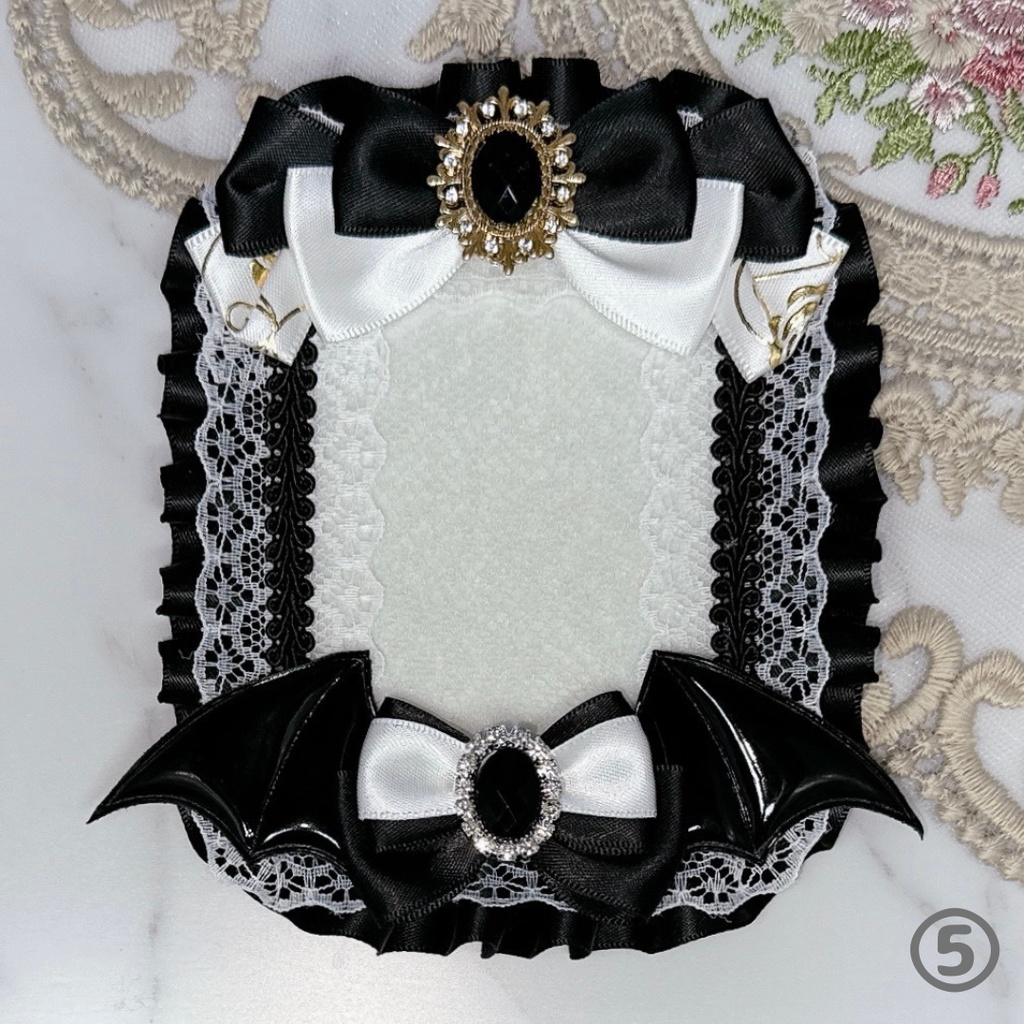 【K08-WB1】トレカケース 硬質ケース デコ 推し活 痛バ 量産型 地雷系 天使 悪魔