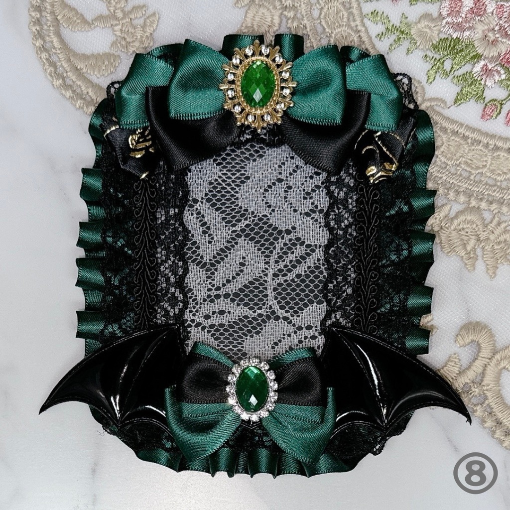 【K08-WB1】トレカケース 硬質ケース デコ 推し活 痛バ 量産型 地雷系 天使 悪魔