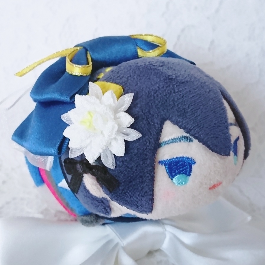 月下美人 もちマス用髪飾り