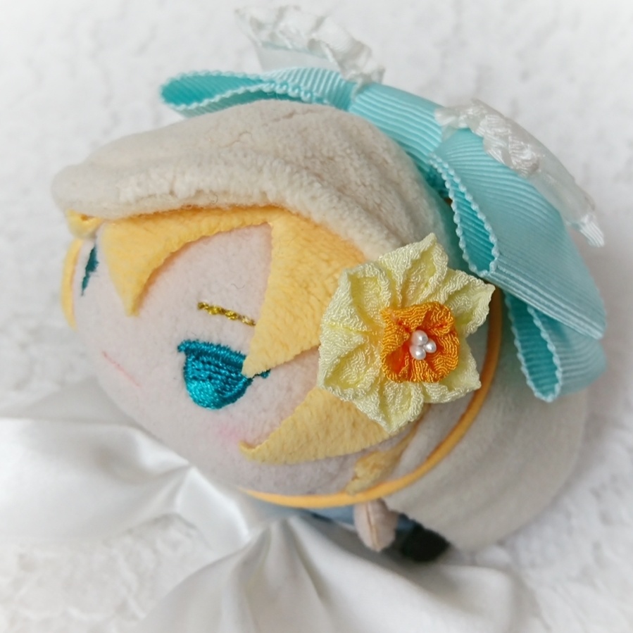 水仙 もちマス用髪飾り