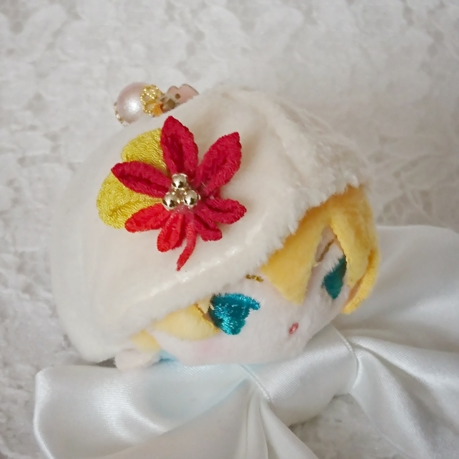 紅葉狩り もちマス用髪飾り