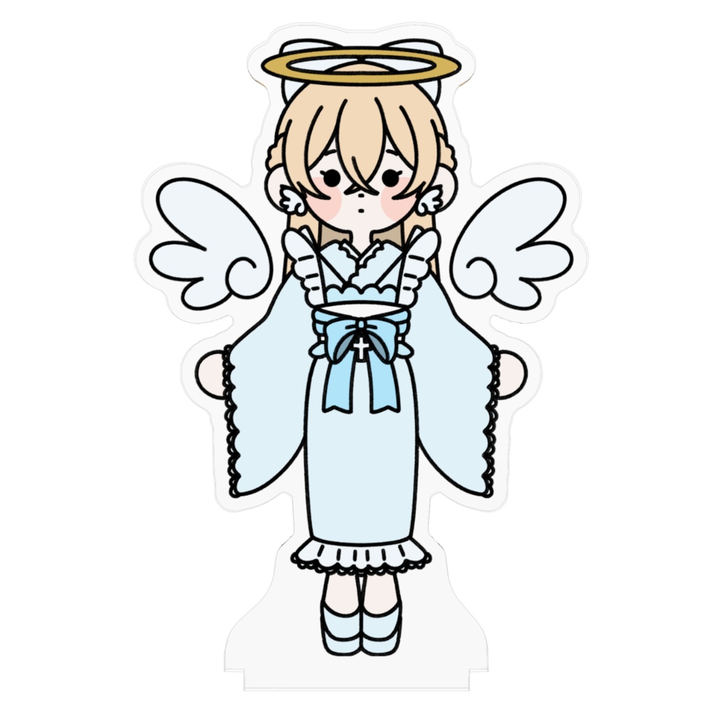 ゆるい天使着物アクリルスタンド