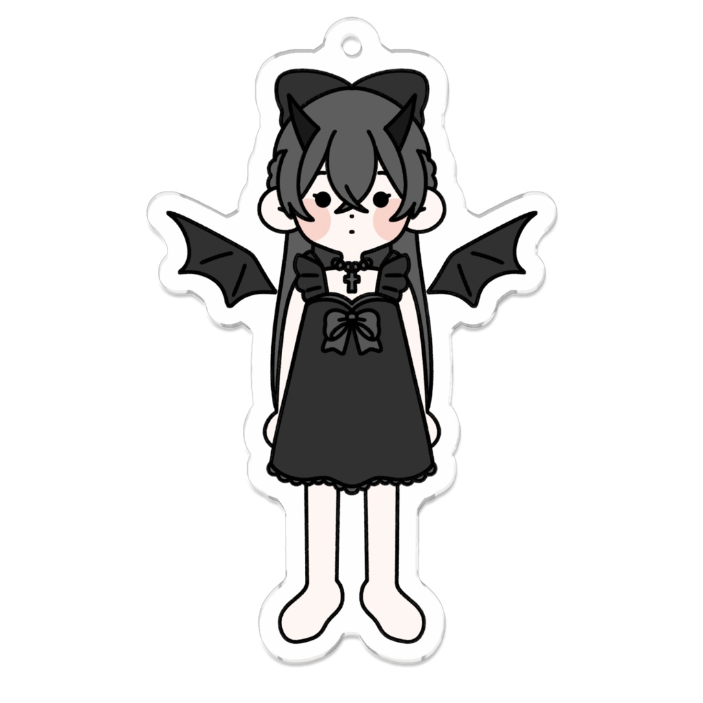 ゆるい悪魔アクリルキーホルダー