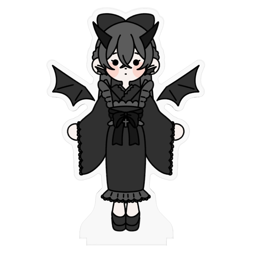 ゆるい悪魔着物アクリルスタンド
