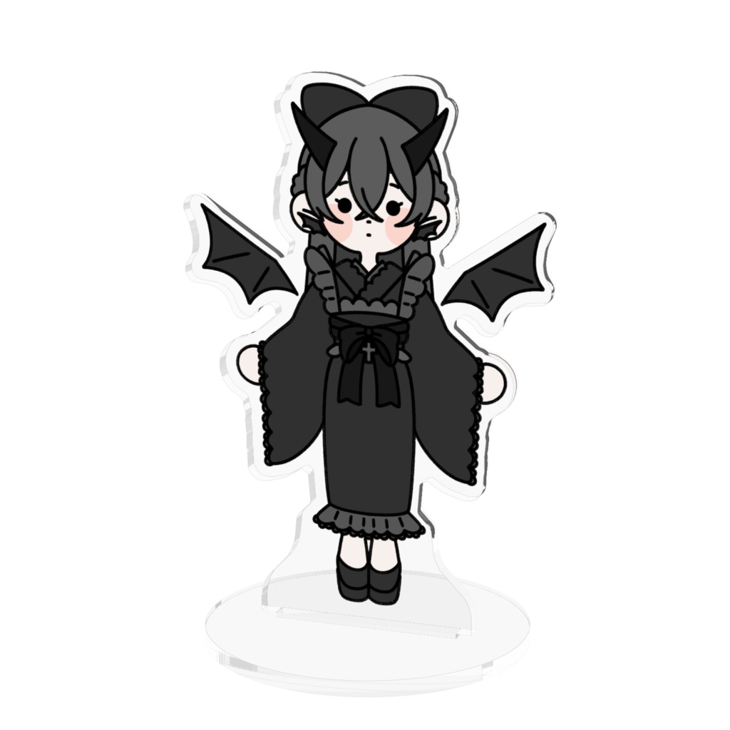 ゆるい悪魔着物アクリルスタンド